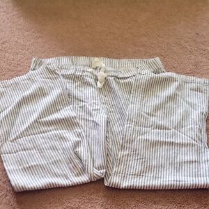 Caslon Navy and White Striped Pants